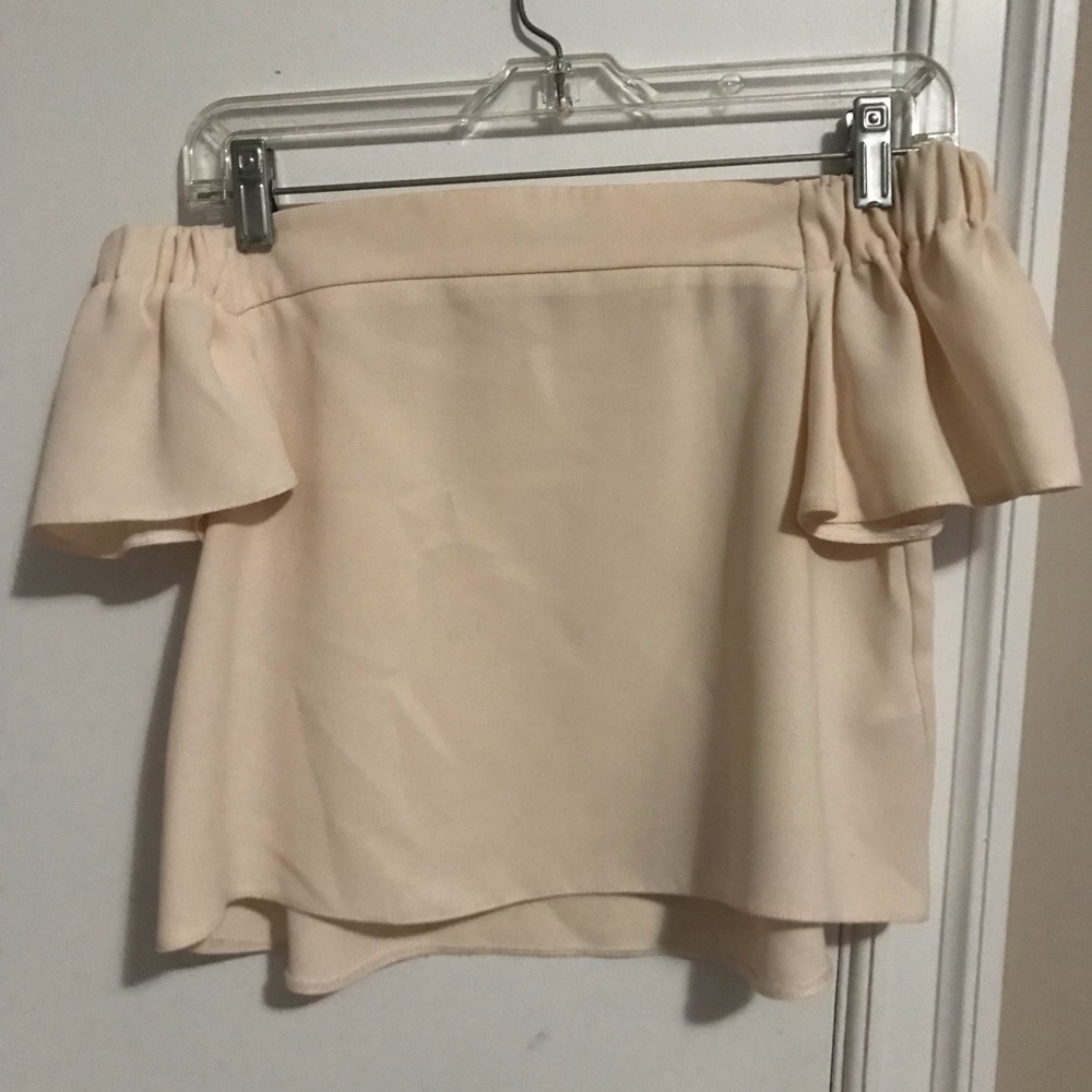 Off the shoulder crop top